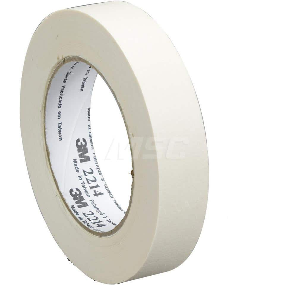 Masking Tape: 48 mm Wide, 60.14 yd Long, 5.4 mil Thick, Tan MPN:7100245636