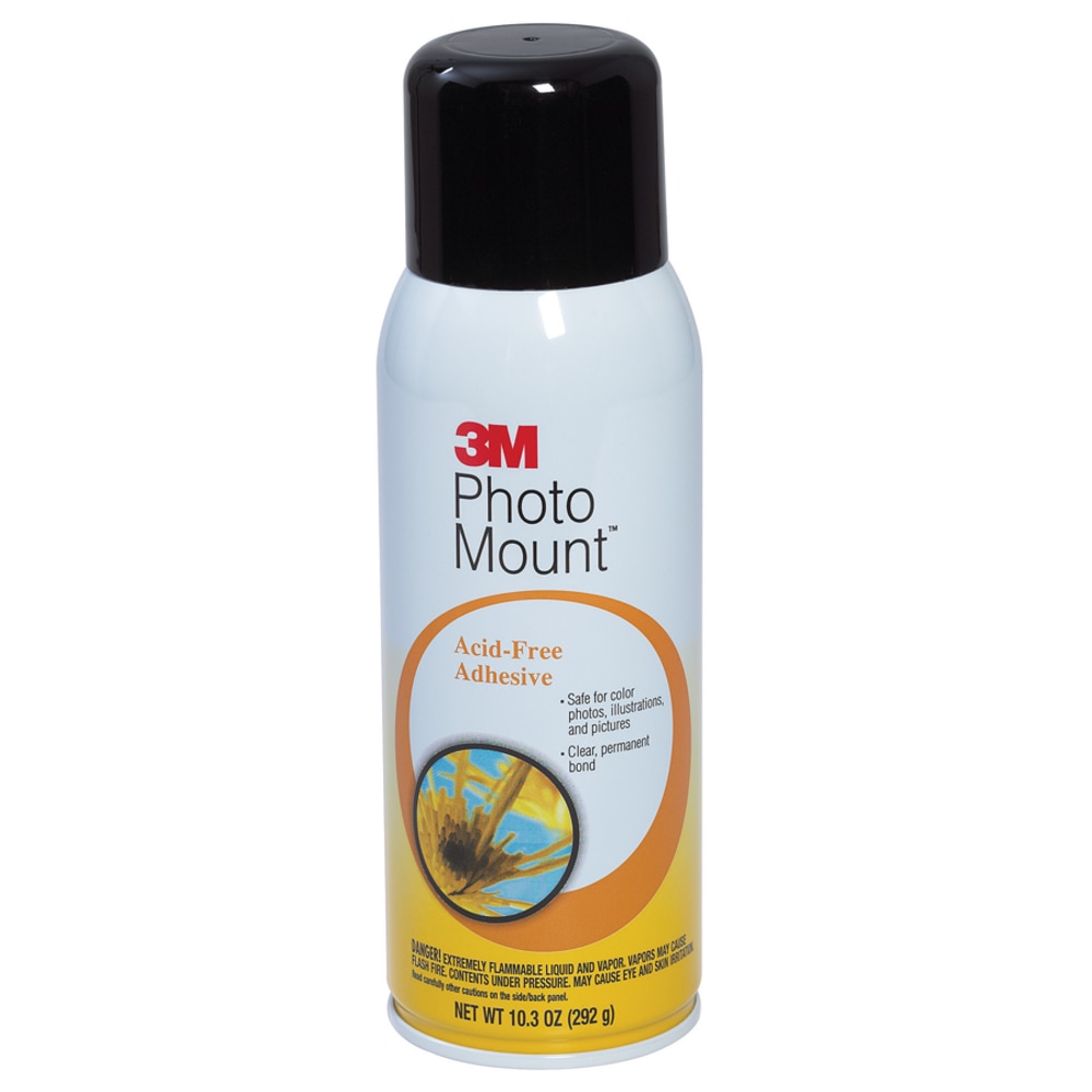 3M Photo Mount Adhesive Spray, 10.25 Oz. (Min Order Qty 4) MPN:6094