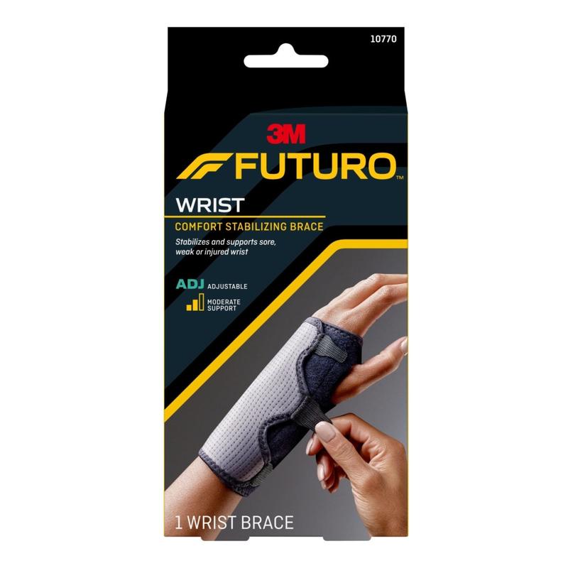 FUTURO Reversible Splint Wrist Brace, 5.5in, Black (Min Order Qty 3) MPN:10770EN