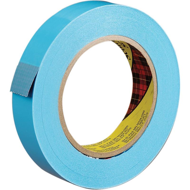 Filament & Strapping Tape, Type: Strapping Tape , Color: Blue , Width (mm - 2 Decimals): 18.00 , Width (Inch): 0.71 , Thickness (mil): 4.6000  MPN:7000028946