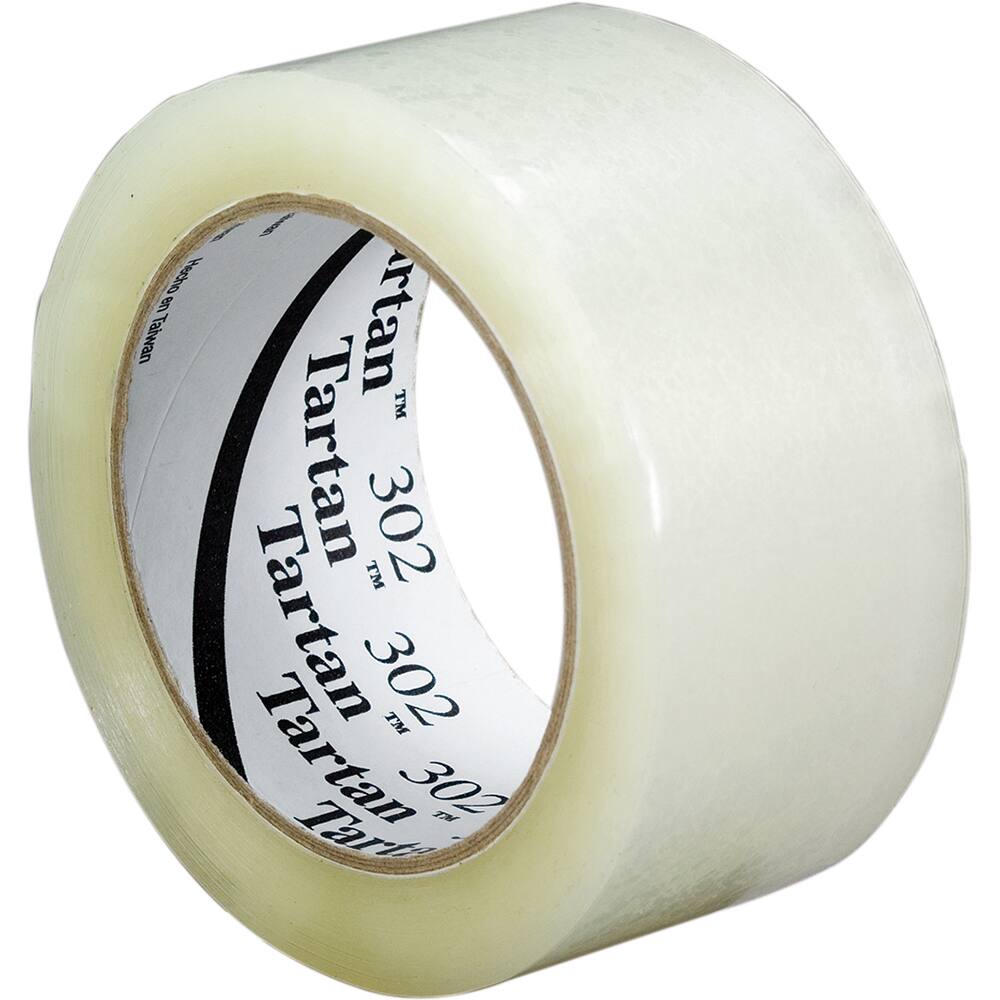 Box Sealing & Label Protection Tape, Tape Number: 302 , Color: Clear  MPN:7100241726