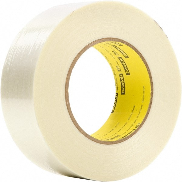 Packing Tape: 55' Long, Clear, Rubber Adhesive MPN:7000123794