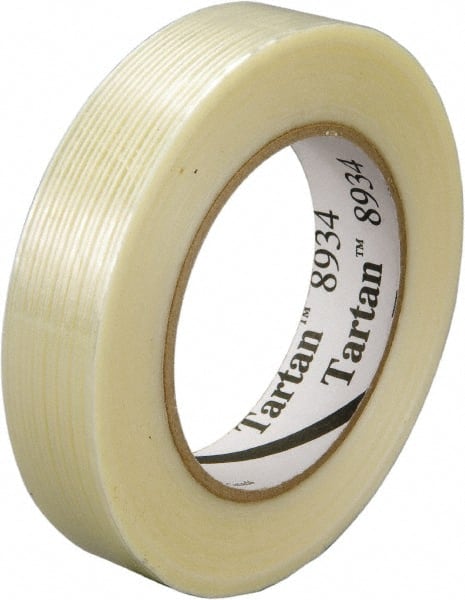 Packing Tape: 55' Long, Clear, Rubber Adhesive MPN:7000126227