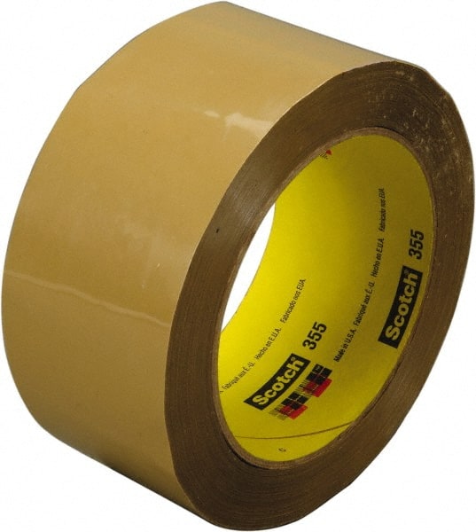 Packing Tape: Tan, Rubber Adhesive MPN:7100037458