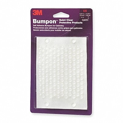 Bumper Self Adhesive 0.120 In H PK132 MPN:SJ6553