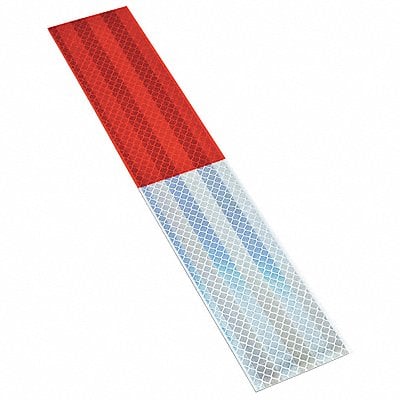 Reflective Tape Strips Red/White PK10 MPN:983-326