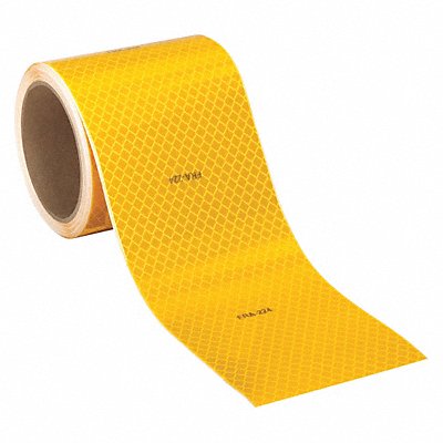 Reflective Tape Yellow 4 in W PK100 MPN:983-71