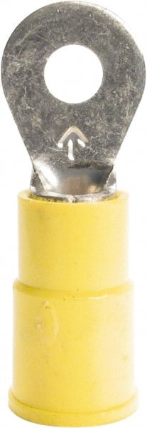 Circular Ring Terminal: Partially Insulated, 12 to 10 AWG, Crimp Connection MPN:7010319493