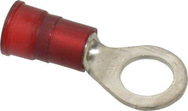 Circular Ring Terminal: Partially Insulated, 8 AWG, Crimp Connection MPN:7010397386