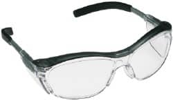 Safety Glass: Nuvo, Clear Lenses, Anti-Fog & Scratch-Resistant, ANSI Z87.1+ MPN:7000127497