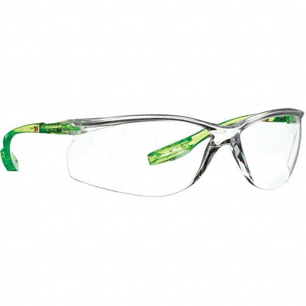 Safety Glass: Anti-Fog & Scratch-Resistant, Polycarbonate, Clear Lenses, Frameless, UV Protection MPN:7100196396