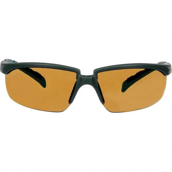 Safety Glass: Anti-Fog & Scratch-Resistant, Polycarbonate, Brown Lenses, Full-Framed, UV Protection MPN:7100203166