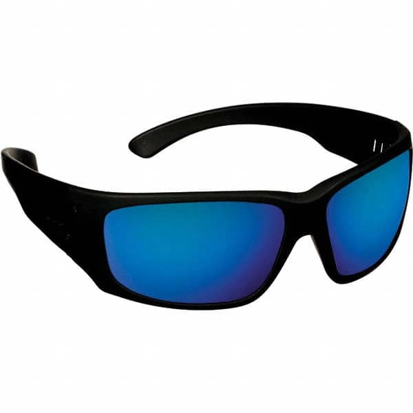 Safety Glass: Maxim, Blue Lenses, Anti-Fog & Scratch-Resistant, ANSI Z87.1-2015 MPN:7100222270