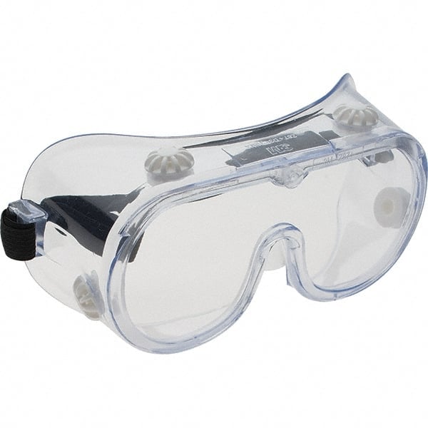 Safety Goggles: Chemical Splash, Uncoated, Clear Polycarbonate Lenses MPN:7000052836