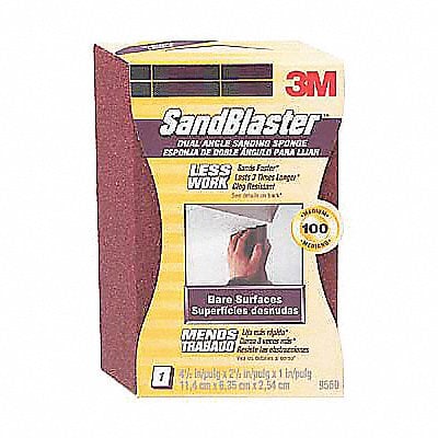 Dual-Angle Sanding Sponge 4 1/2in L PK12 MPN:70005106623