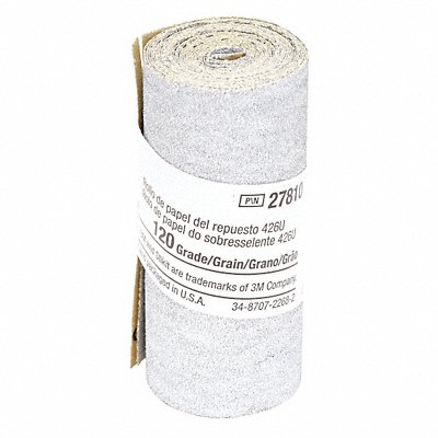 Sandpaper Roll 2 1/2 in W 5 3/4 ft L MPN:7000045199