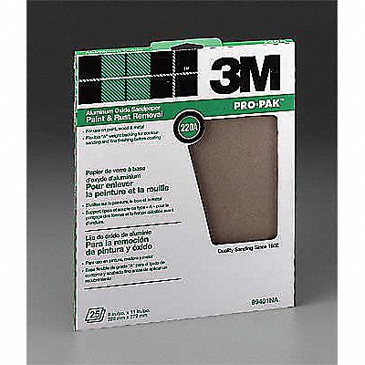 Sanding Sheet 11 in L 9 in W PK25 MPN:99401NA-CC