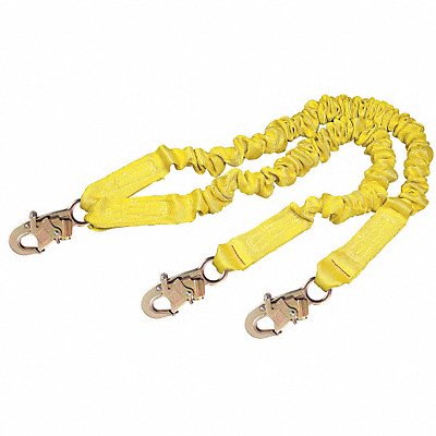 Shock-Absorbing Lanyard Yellow MPN:1244406