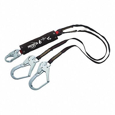 Hot Work Shock-Absorbing Lanyard Black MPN:1340185