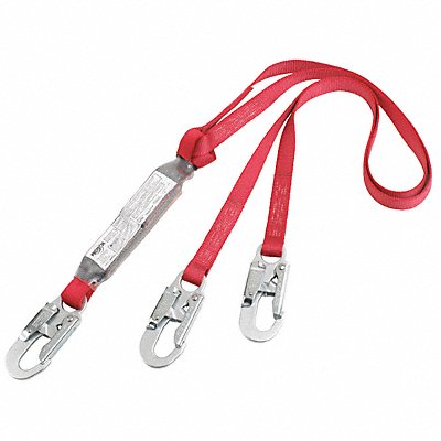 Shock-Absorbing Lanyard Red MPN:1342001