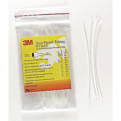 Shrink Tubing 4 ft Clear 1 in ID PK30 MPN:MFP-1-48-Clear