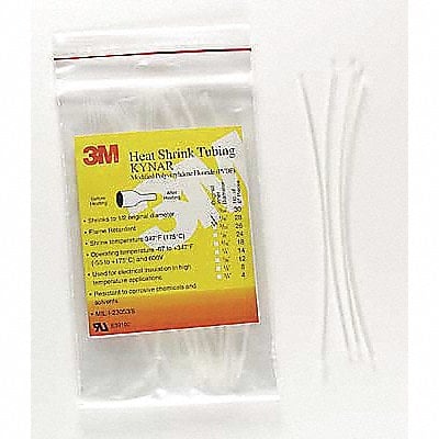 Shrink Tubing 6 in Clr 0.75 in ID PK100 MPN:MFP-3/4