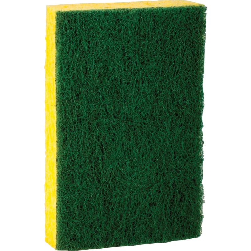 Scotch-Brite Heavy-Duty Scrub Sponges - 2.8in Height x 4.5in Width x 0.6in Depth - 36/Carton - Green, Yellow (Min Order Qty 2) MPN:426CT