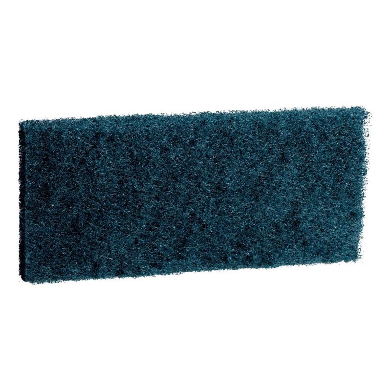 3M Doodlebug Scrub Pads, 4-5/8in x 10in, Blue, 5 Pads Per Box, Pack Of 4 Boxes MPN:8242-CT