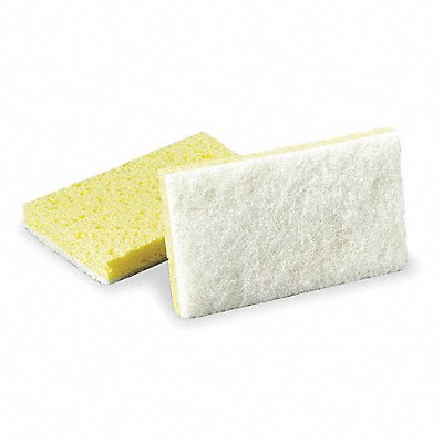 Scrubber 6 1/8 in L White/Yellow PK20 MPN:63