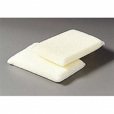 Scouring Pad 4.25 in L White/Yellow PK24 MPN:720