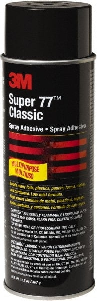 Spray Adhesive: 24 oz Aerosol Can, Clear MPN:7000028592