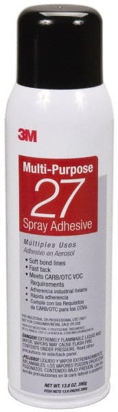 Spray Adhesive: 20 oz Aerosol Can, Clear MPN:7000028596