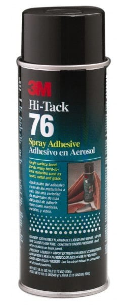 Spray Adhesive: 24 oz Aerosol Can, Clear MPN:7000046589