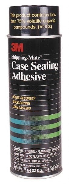 Spray Adhesive: 24 oz Aerosol Can, Clear MPN:7000143197