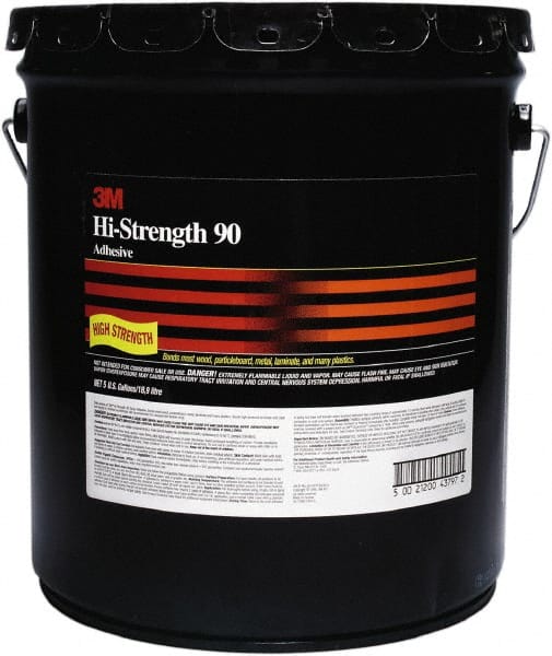 Spray Adhesive: 32.5 lb Pail, Clear MPN:7100004706