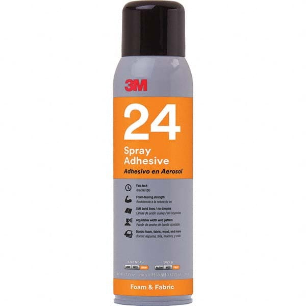 Spray Adhesive: 16 oz Aerosol Can, Orange MPN:7100179450