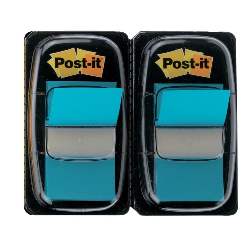 Post it Flags, 1in x 1 7/10in, Bright Blue, 50 Flags Per Pad, Pack Of 2 Pads (Min Order Qty 13) MPN:680-BB2