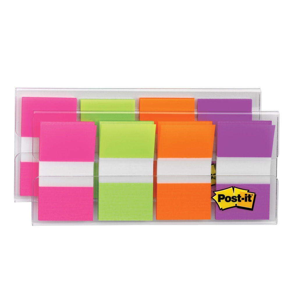 Post-it Flags, .94 in. x 1.7 in., 8 Dispensers, 20 Flags/Dispenser, Assorted Colors, Back to School Supplies for Students, Flags for Textbooks and Notebooks (Min Order Qty 7) MPN:680-PGOP2