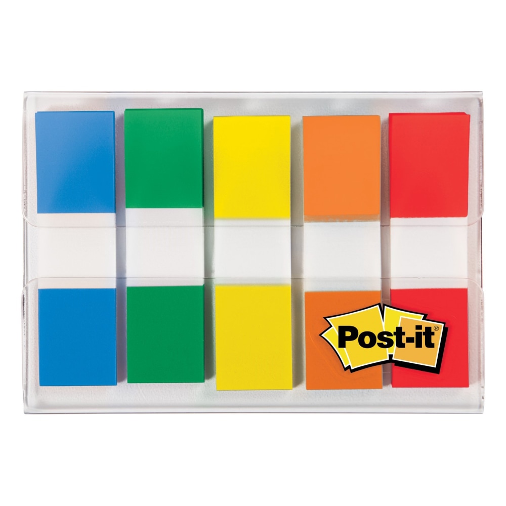 Post-it Notes Mini Flags With Dispenser, 20 Flags Per Pad, Pack Of 5 Pads (Min Order Qty 16) MPN:683-5CF