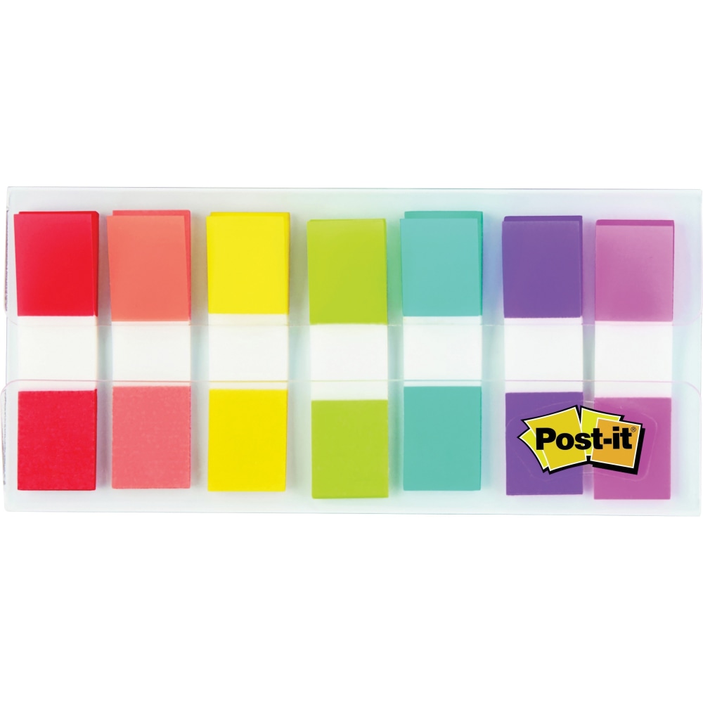 Post-it Assorted 1/2in Portable Flags - Assorted - Self-stick - 189 / Pack (Min Order Qty 7) MPN:6837CF