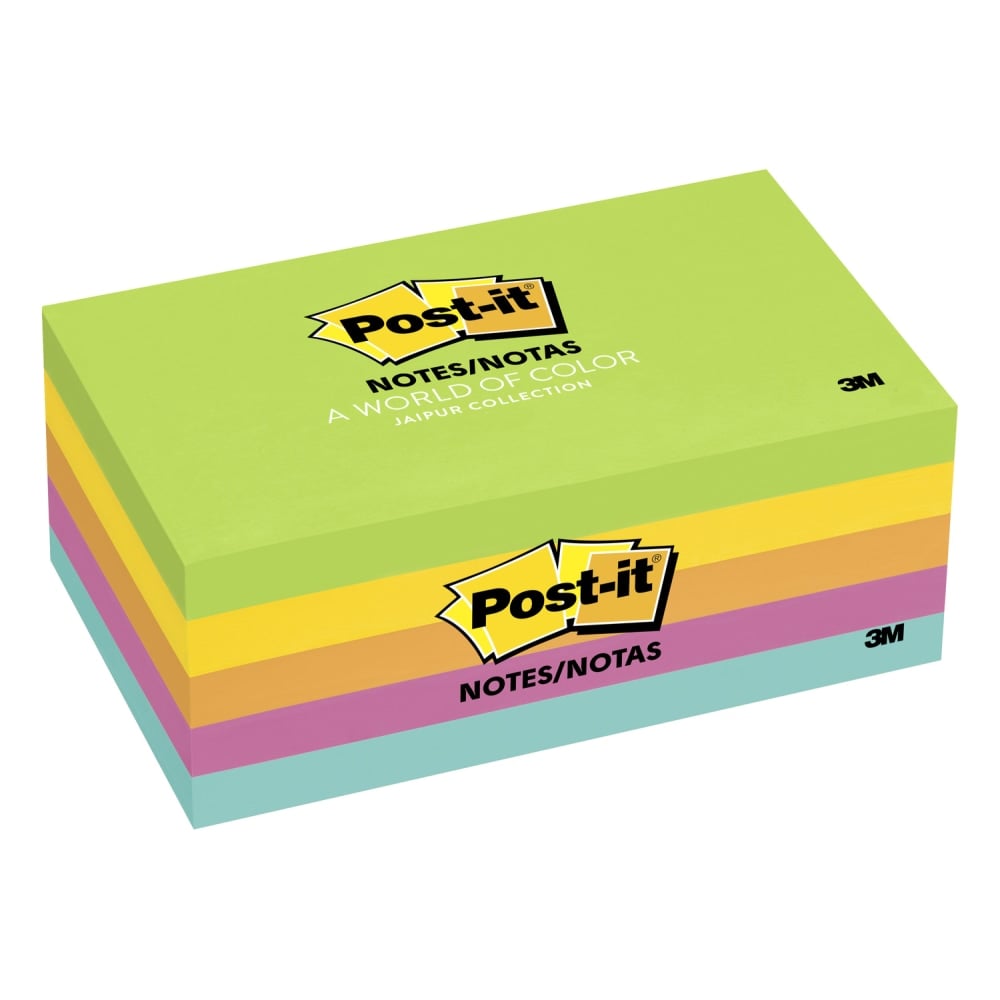 Post-it Notes, 3 in x 5 in, 5 Pads, 100 Sheets/Pad, Clean Removal, Floral Fantasy Collection (Min Order Qty 6) MPN:655-5UC