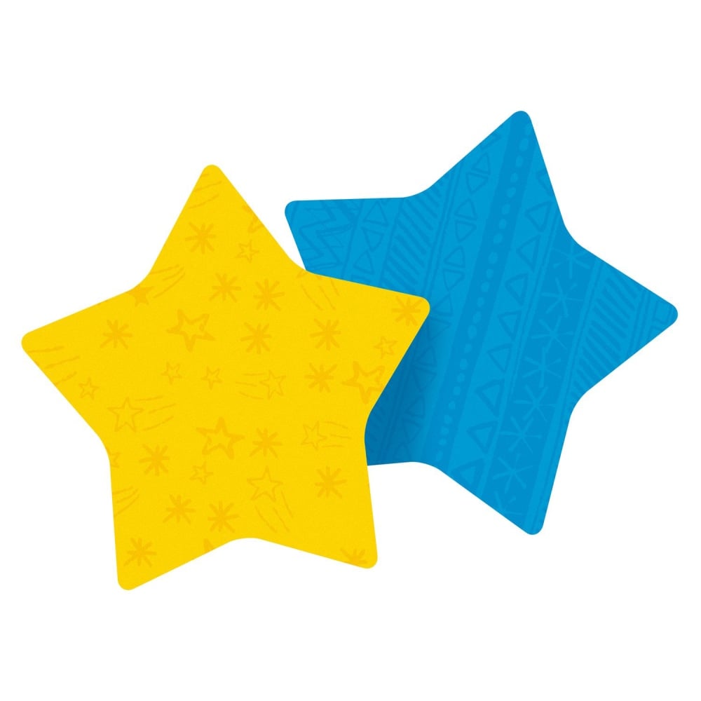 Post-it Notes, Super Sticky Star Shape, 3in x 3in, Assorted Colors, Pack Of 2 Pads (Min Order Qty 19) MPN:7350-STR