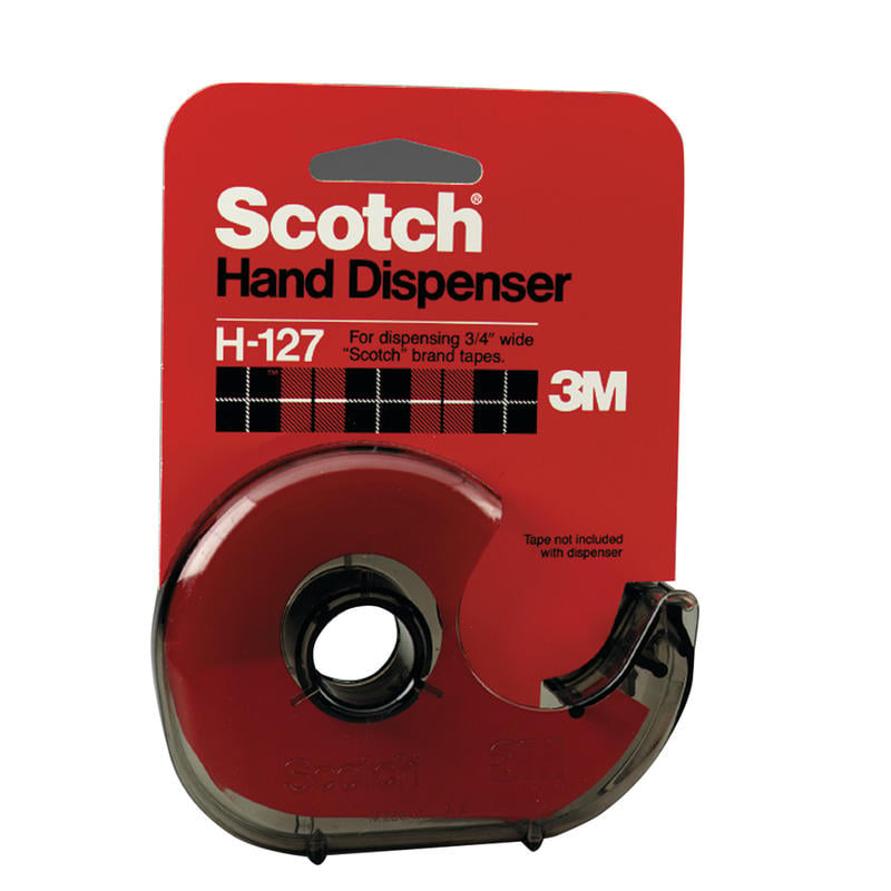 Scotch Refillable Handheld Tape Dispenser, Smoke (Min Order Qty 40) MPN:H-127