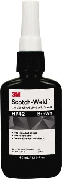 Pipe Thread Sealant: Brown, 50 mL Bottle MPN:7100066622