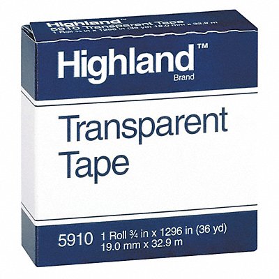 Office Tape 108 ft 3/4 in 2 mil MPN:5910341296