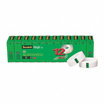 Office Tape 83.3 ft 3/4 in 2.3 mil PK12 MPN:810K12