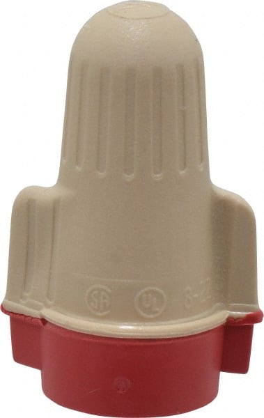 Wing Twist-On Wire Connector: Red & Tan, Flame-Retardant, 2 AWG MPN:7100127165