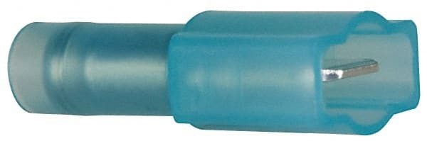 Wire Disconnect: Male, Blue, Nylon, 16-14 AWG, 1/4