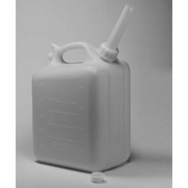 Bel-Art HDPE Jerrican 10936-0000 10 Liters (2.5 Gallons) Screw Cap 3/4