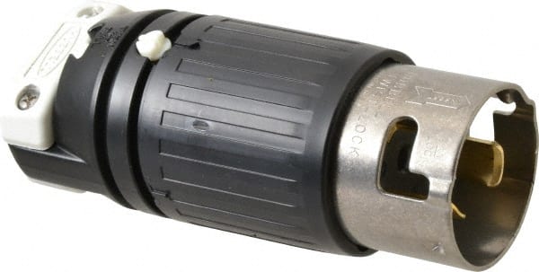 Locking Inlet: Plug, Industrial, Non-NEMA, 480V, Black & White MPN:CS8465C